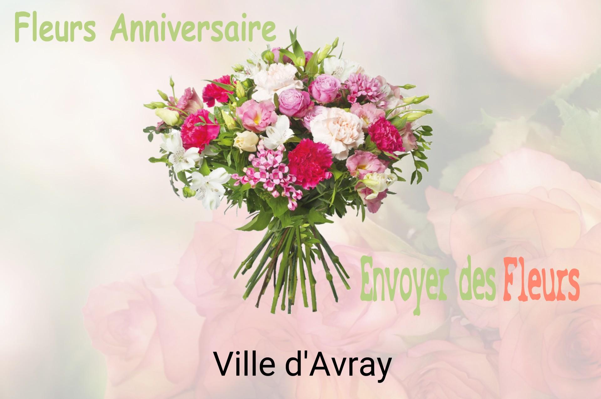 Bouquet de fleurs d’anniversaire livré à Ville-d'Avray