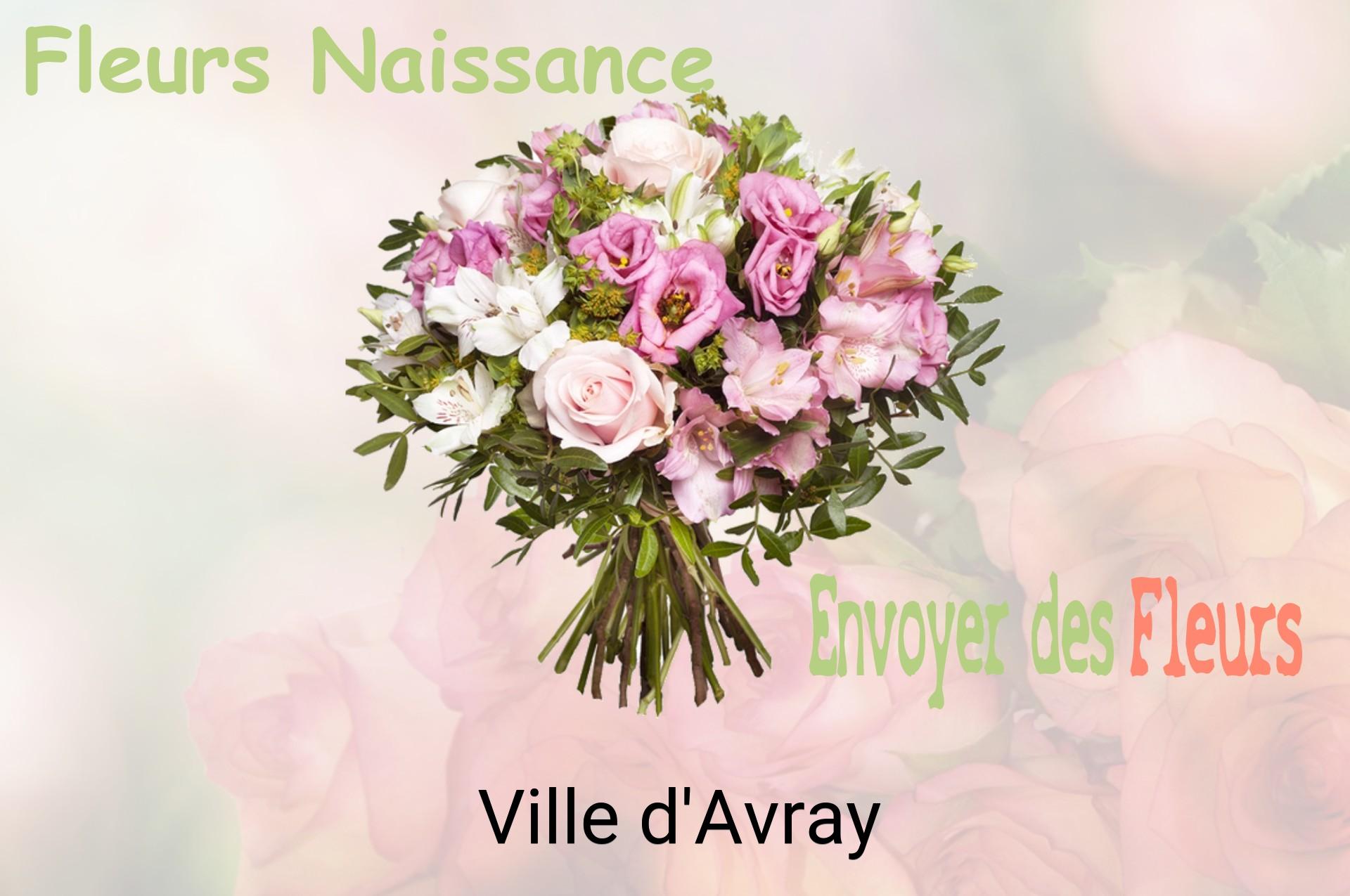 Bouquet de fleurs de naissance livré à Ville-d'Avray